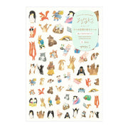 Midori Stickers Midori Stickers Yuru Log Animal