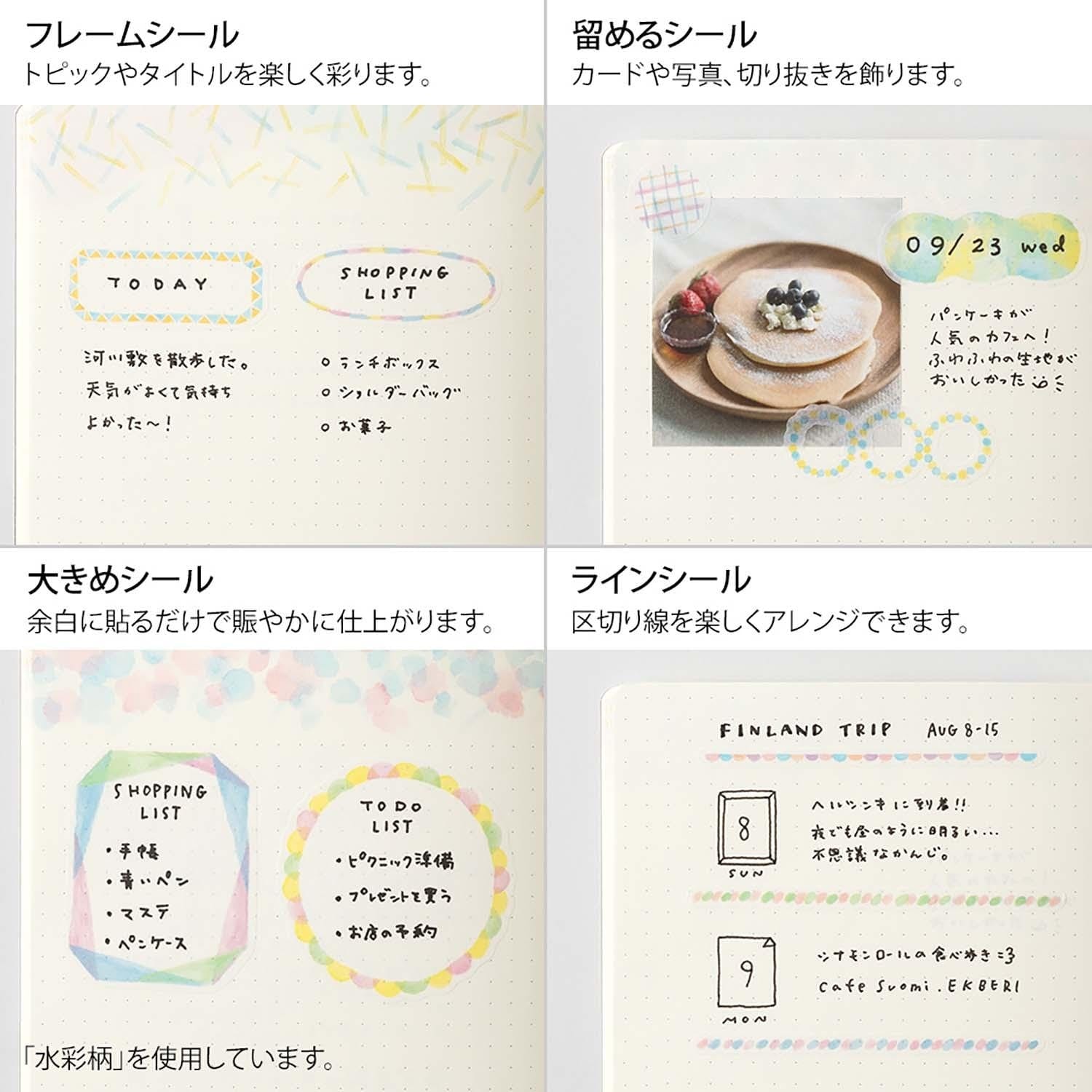 Midori Stickers Midori Stickers Yuru Log Cat