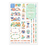 Midori Stickers Midori Stickers Yuru Log - Coffee Shop