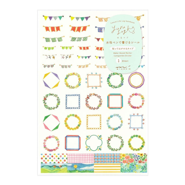 Midori Stickers Midori Stickers Yuru Log Decoration