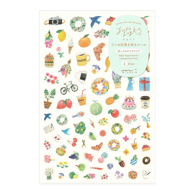 Midori Stickers Midori Stickers Yuru Log Motif