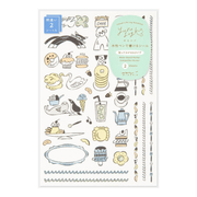 Midori Stickers Midori Stickers Yuru Log - Sweets & Animals