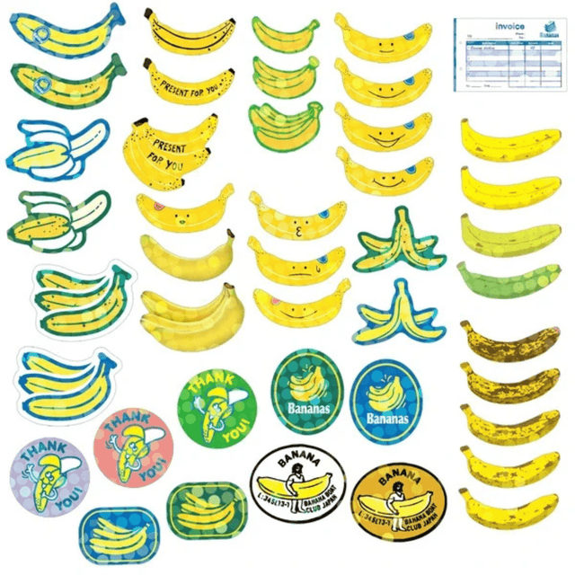 Greeting Life Stickers Mini Decoration Sticker Box - Bananas