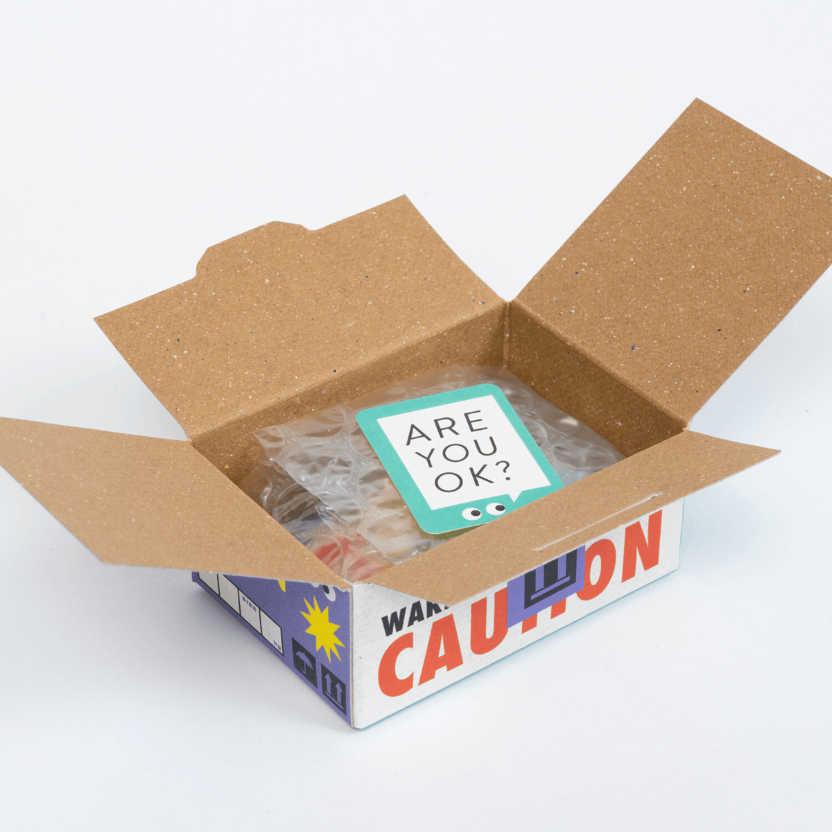Greeting Life Stickers Mini Decoration Sticker Box - Caution
