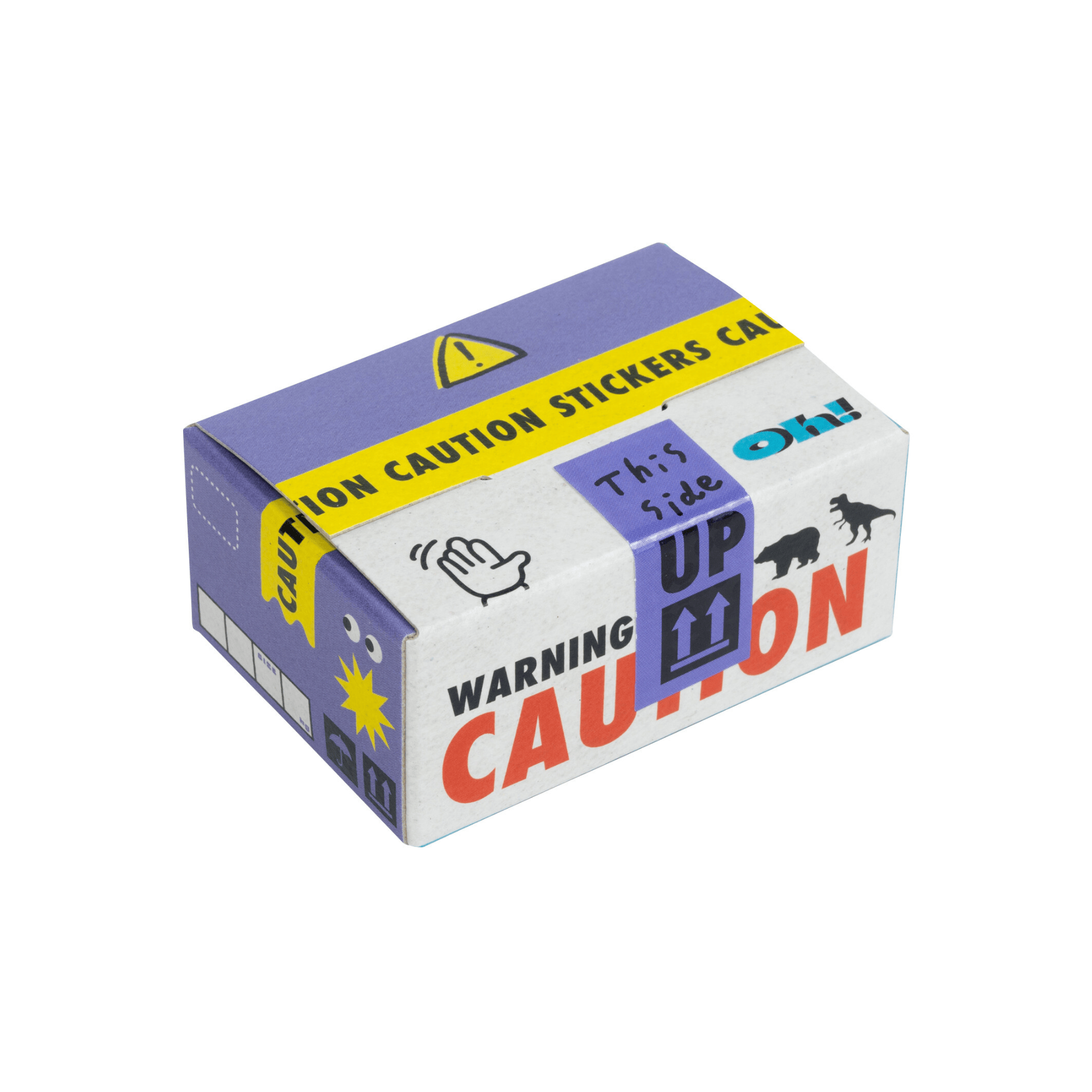 Greeting Life Stickers Mini Decoration Sticker Box - Caution