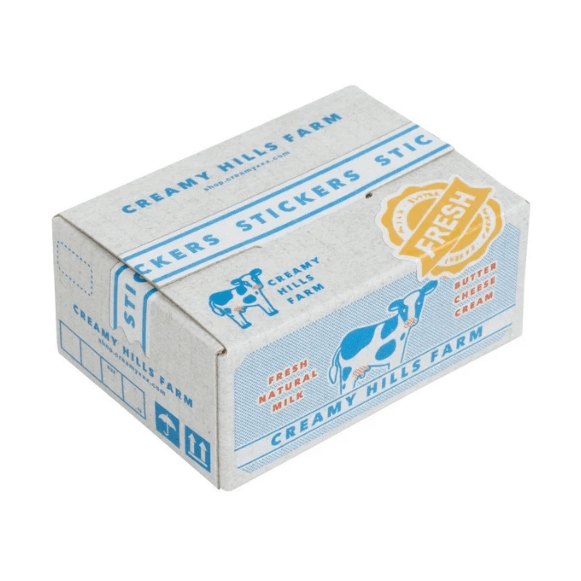 Greeting Life Stickers Mini Decoration Sticker Box - Creamy Farm