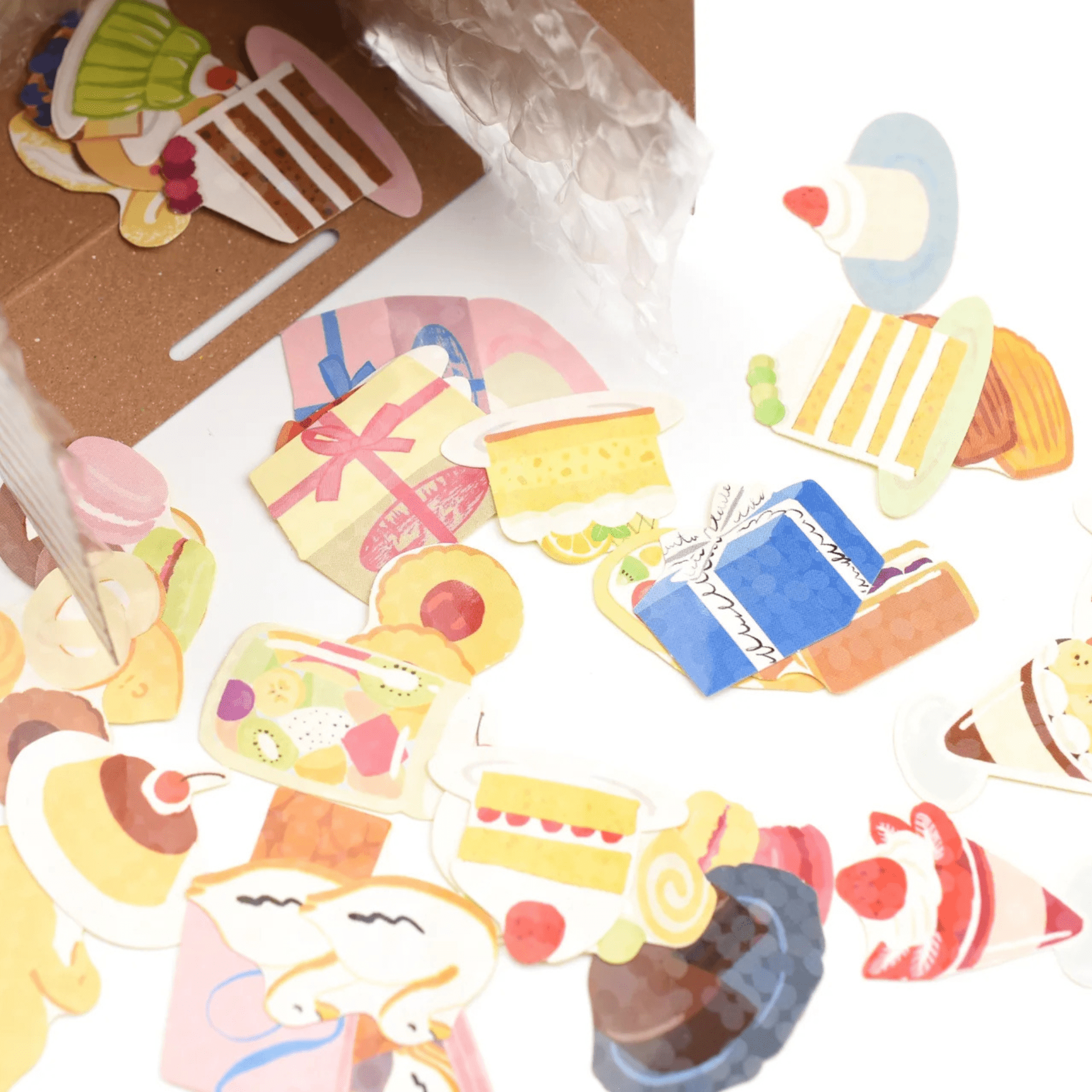 Greeting Life Stickers Mini Decoration Sticker Box - Patisserie