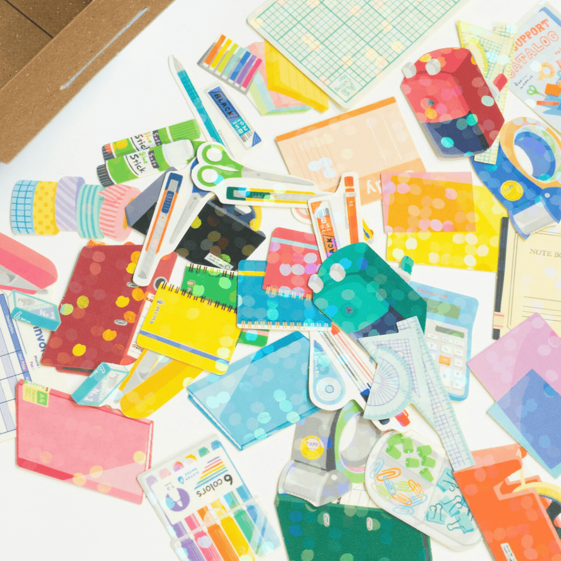 Greeting Life Stickers Mini Decoration Sticker Box - Stationery