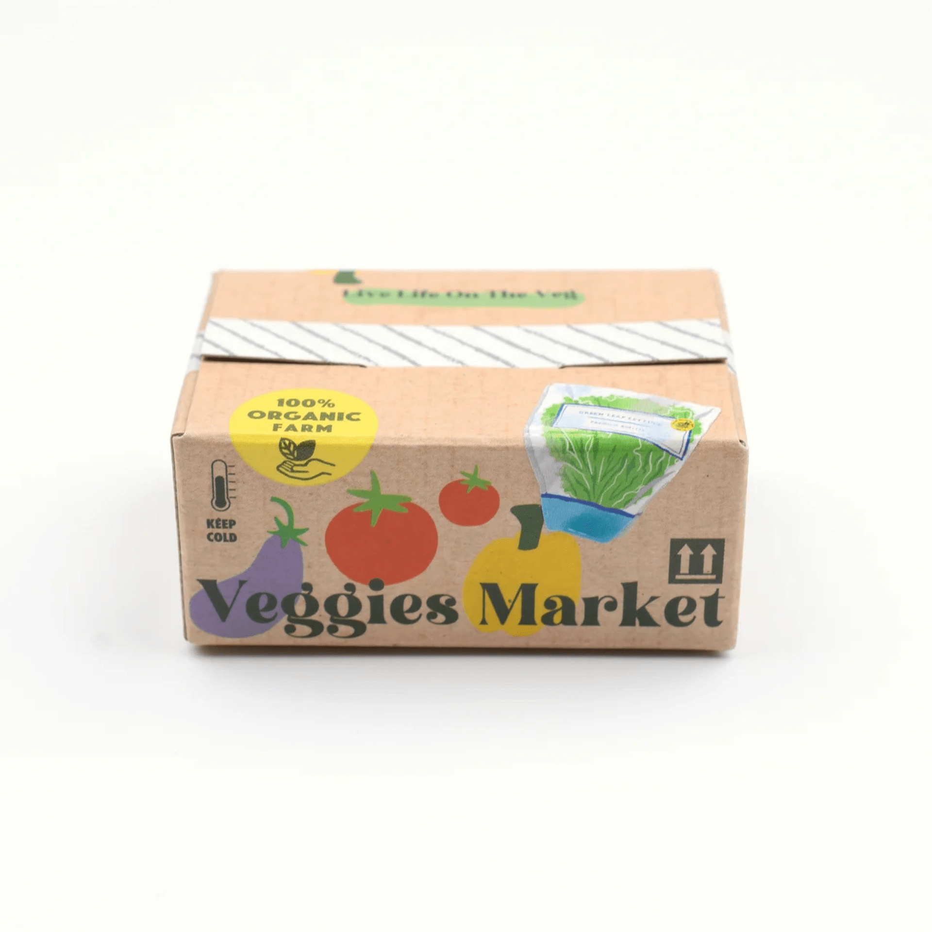 Greeting Life Stickers Mini Decoration Sticker Box - Veggies Market