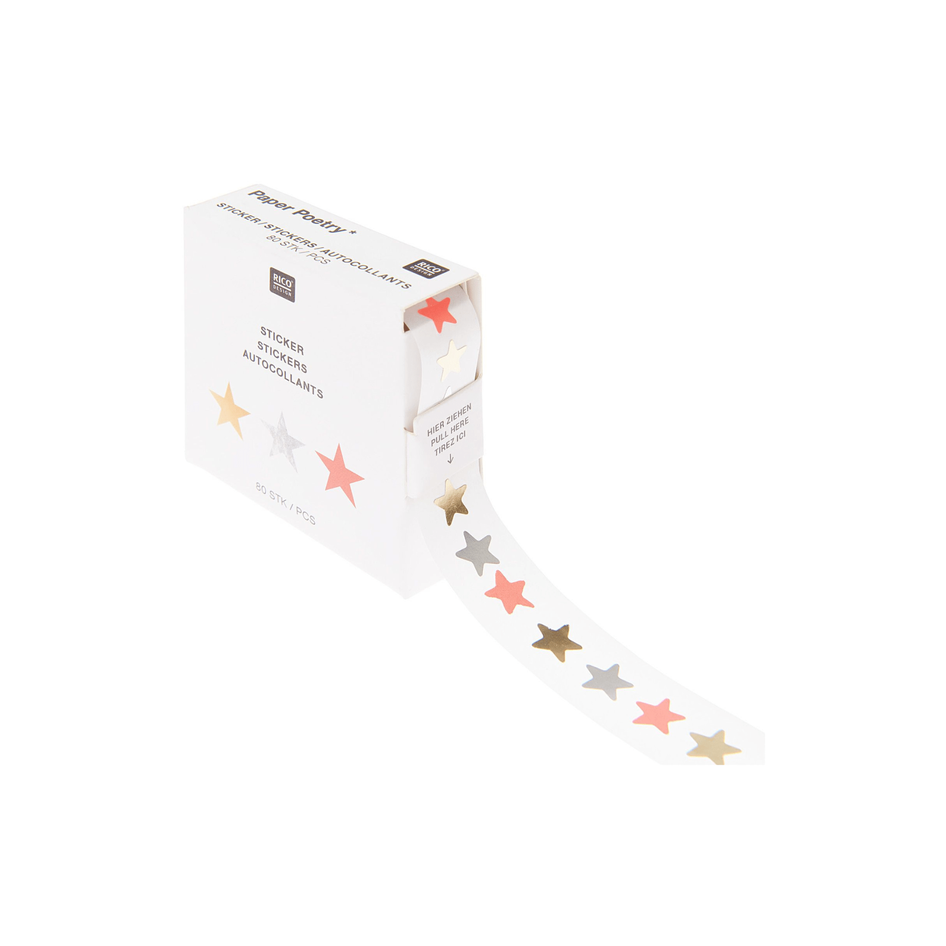 Rico Design Stickers Mini Stickers Stars