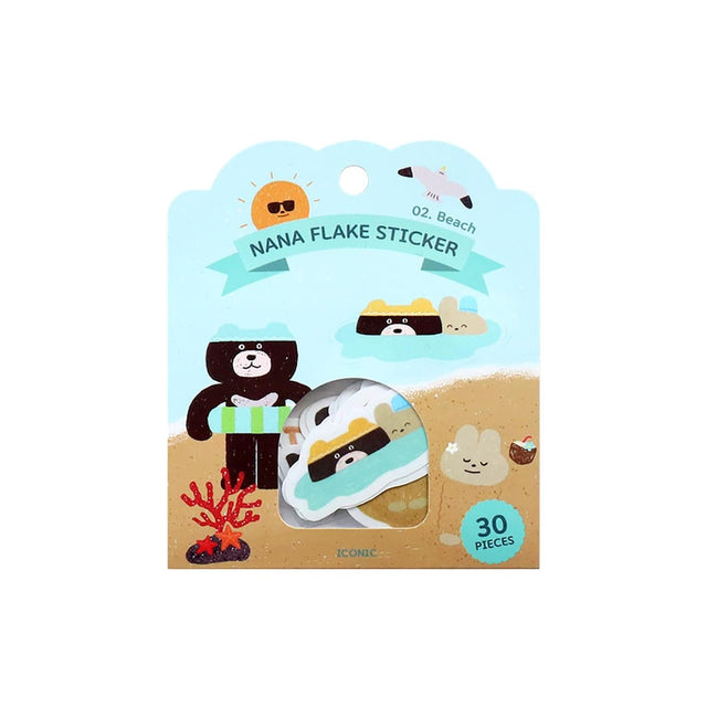 Iconic Stickers Nana Flake Stickers - Beach