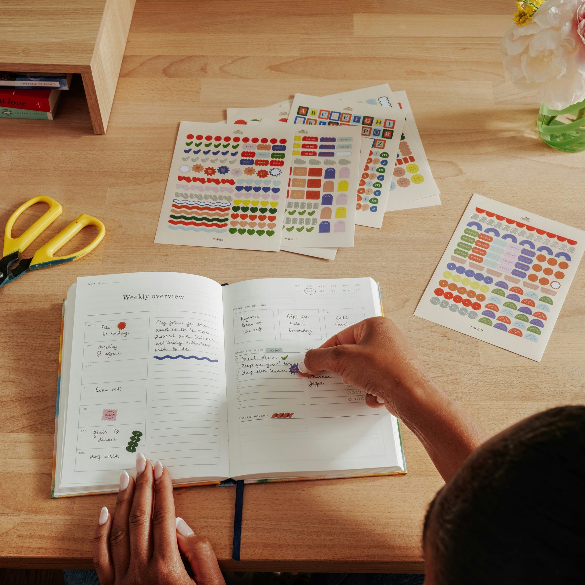 Papier Stickers Planner Stickers Pack