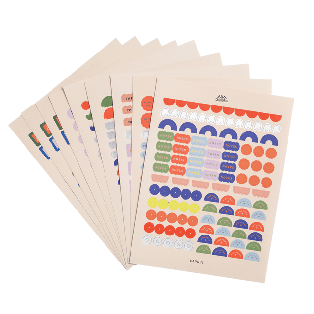 Papier Stickers Planner Stickers Pack