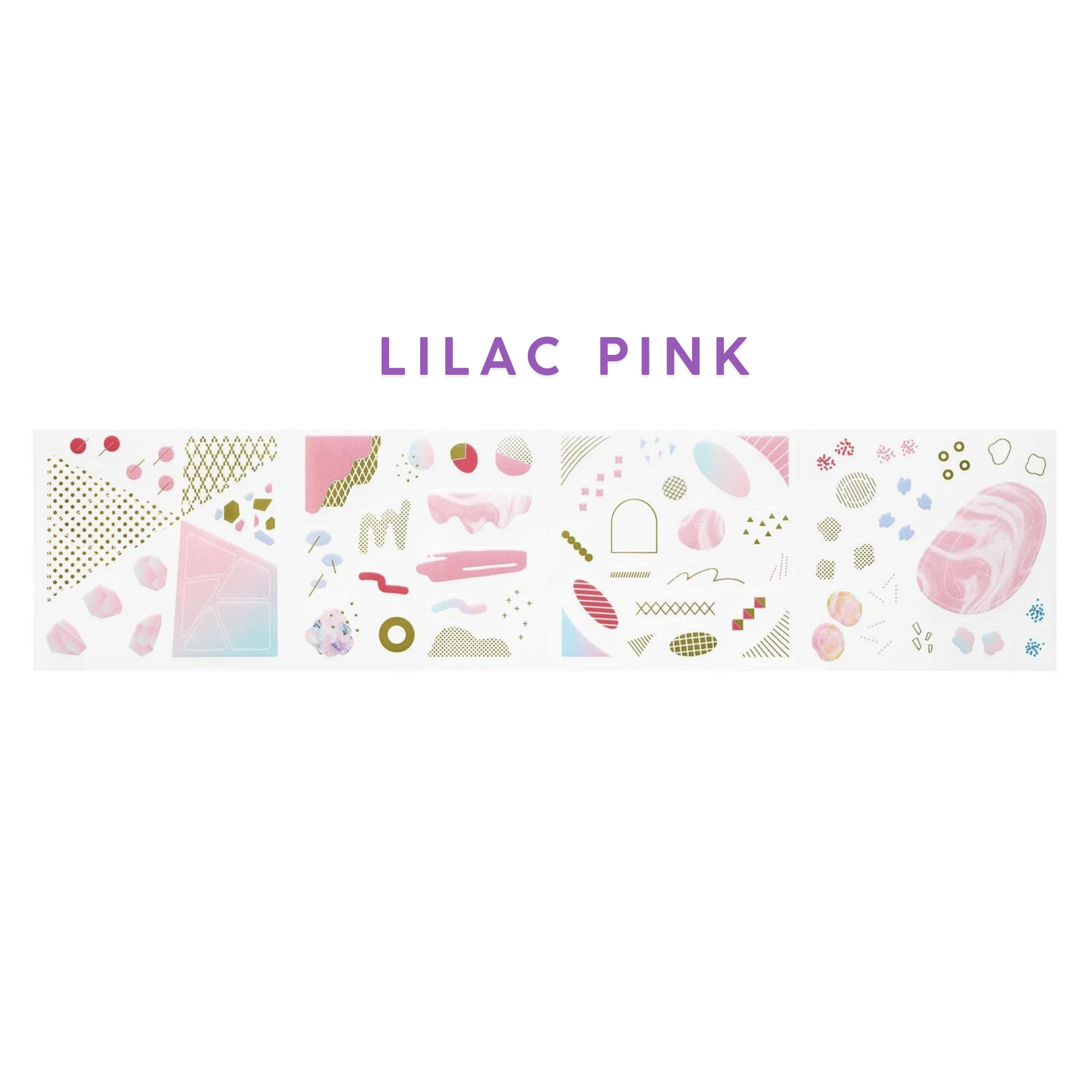 King Jim Hitotoki Stickers LILAC PINK Roll Stickers - Coffret