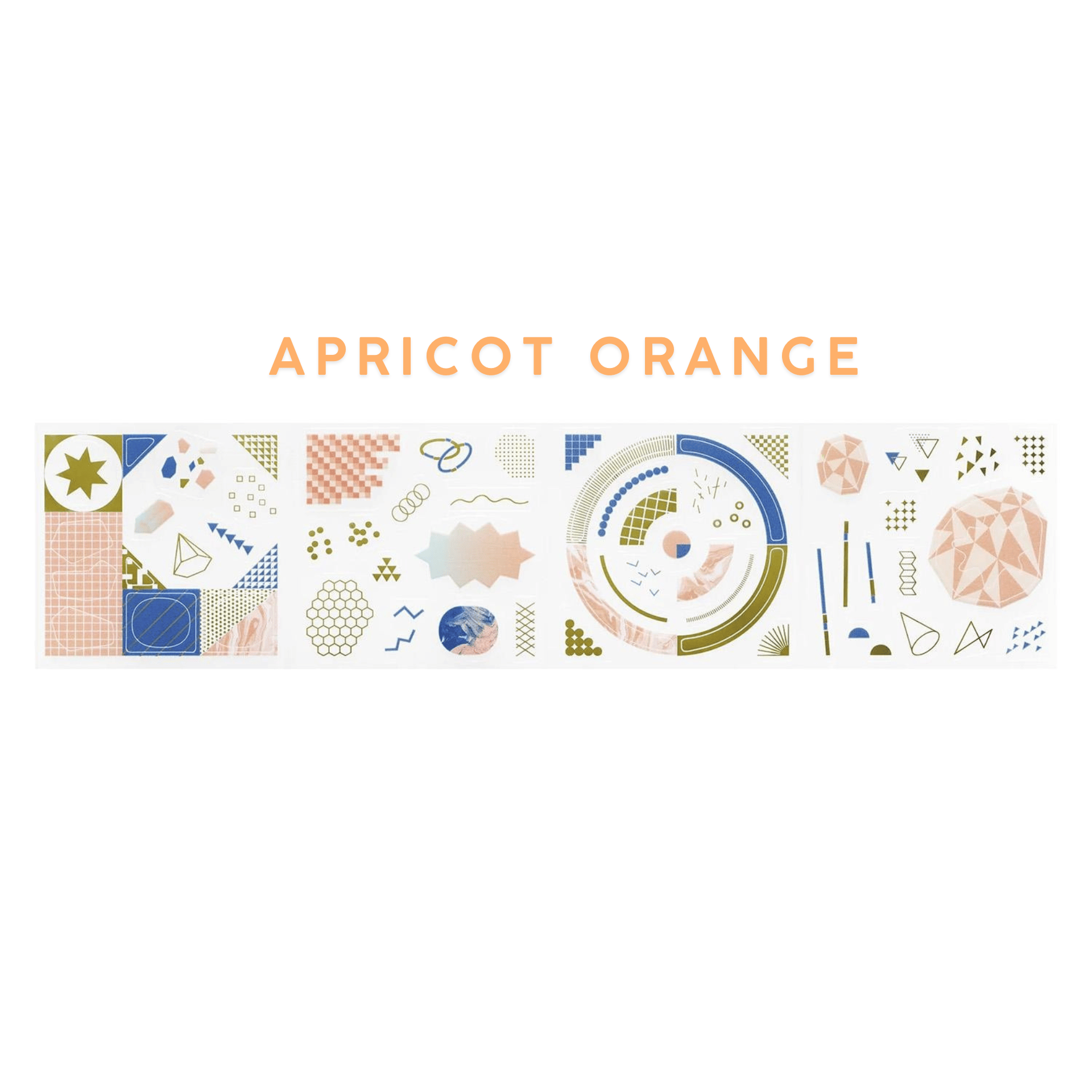King Jim Hitotoki Stickers APRICOT ORANGE Roll Stickers - Coffret