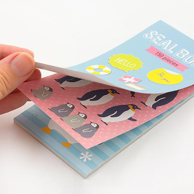 Midori Stickers Sticker Book Penguin