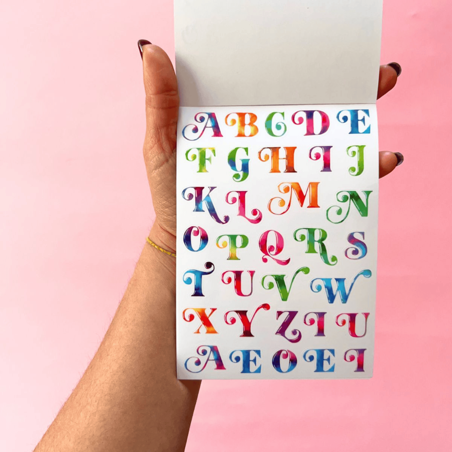 Very Wonder Stickers Sticker Book - Wonder Letters