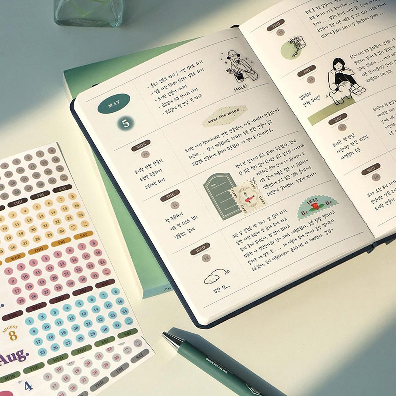 Iconic Stickers Sticker Diary Date