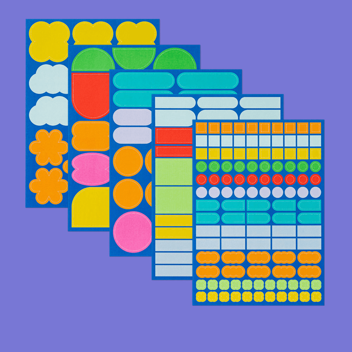 All Shape Sticker Sticker Set Shapes – SayPaper