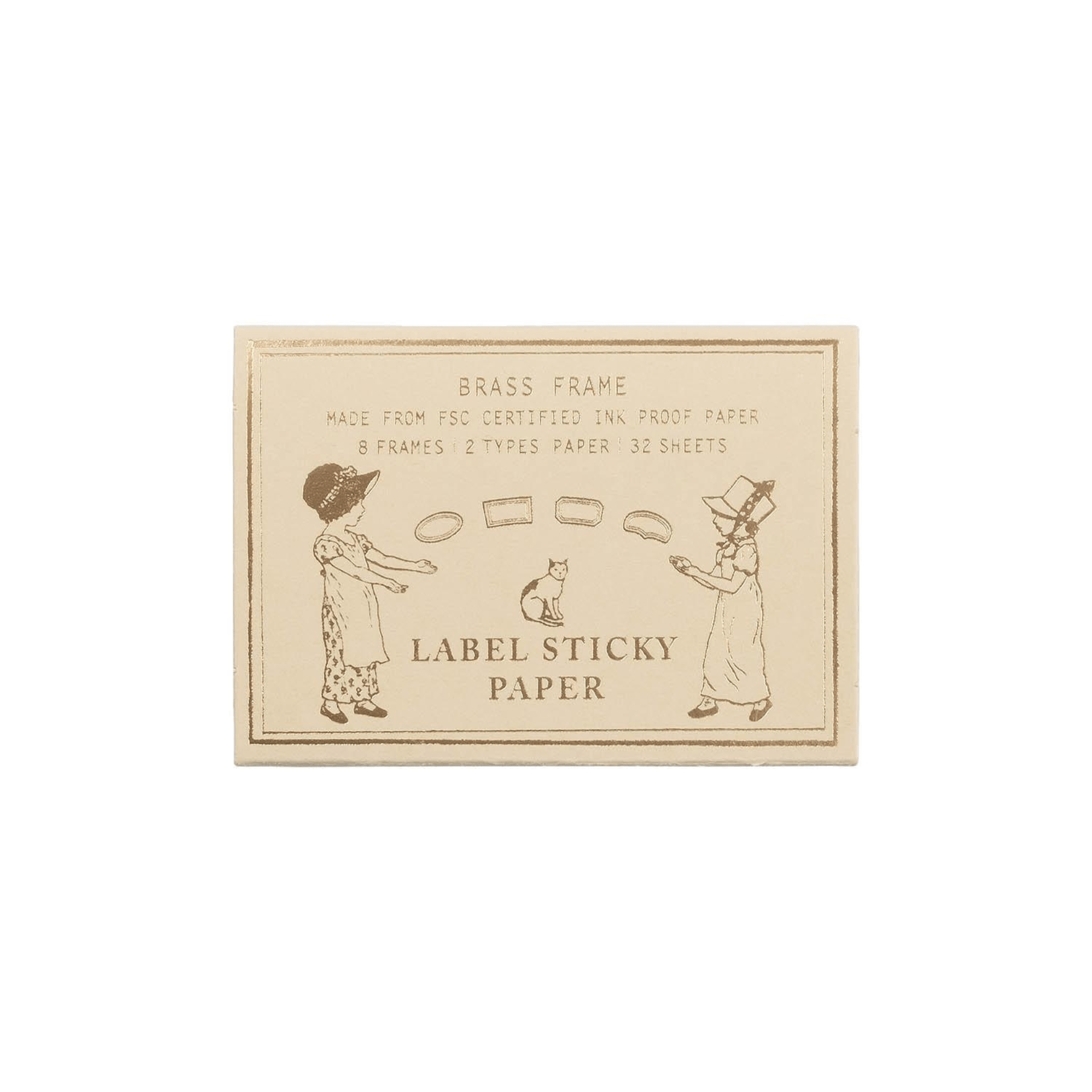 Trolls Paper Stickers Stickers Box - Brass frame