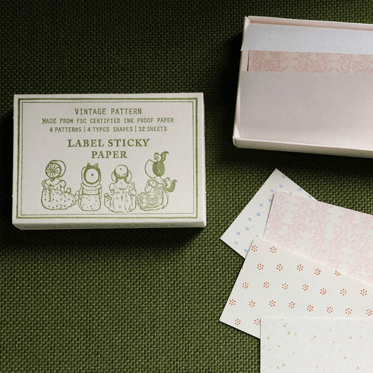 Troll Paper Pattern Stickers Box - Vintage pattern – SayPaper
