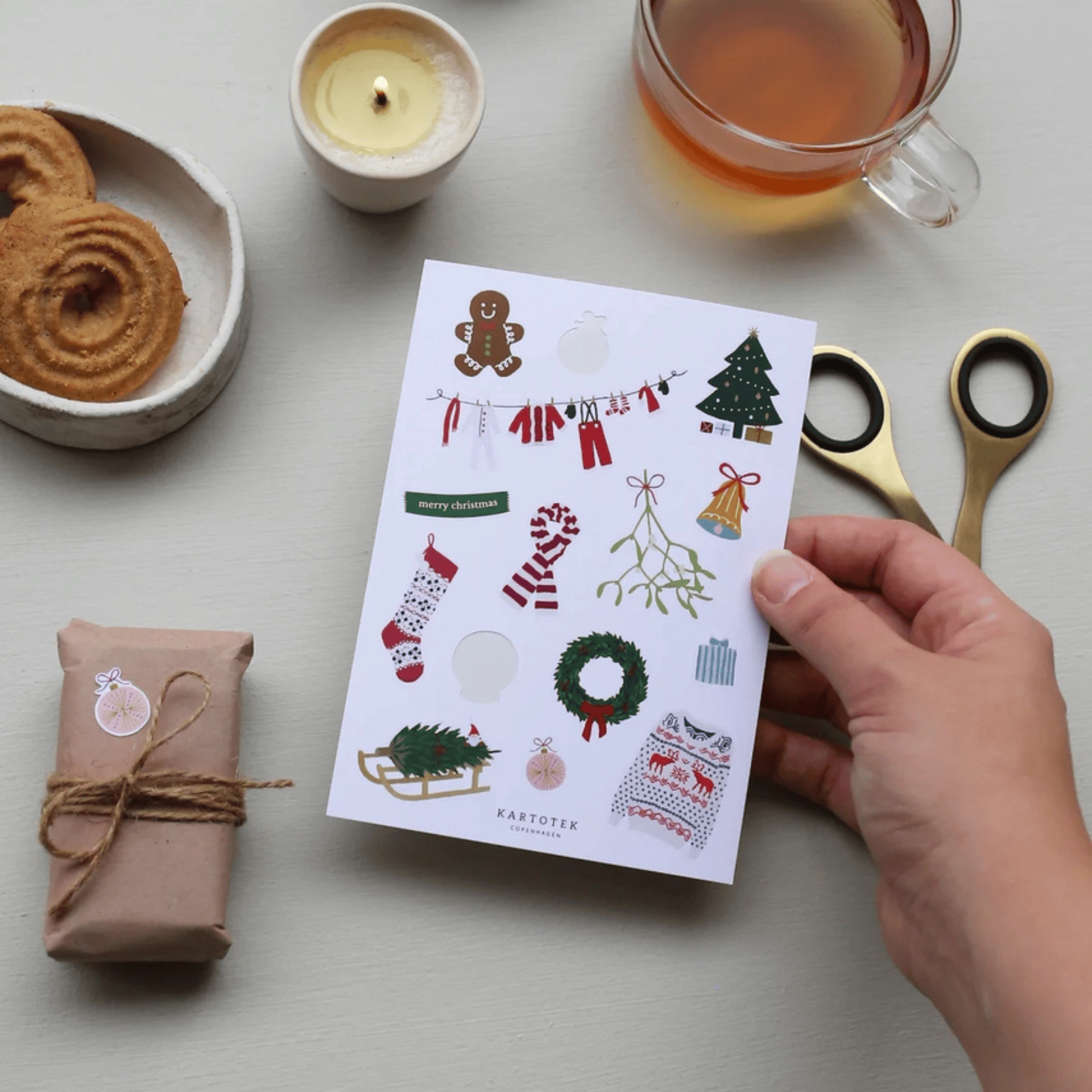 Kartotek Stickers Stickers Christmas Icons