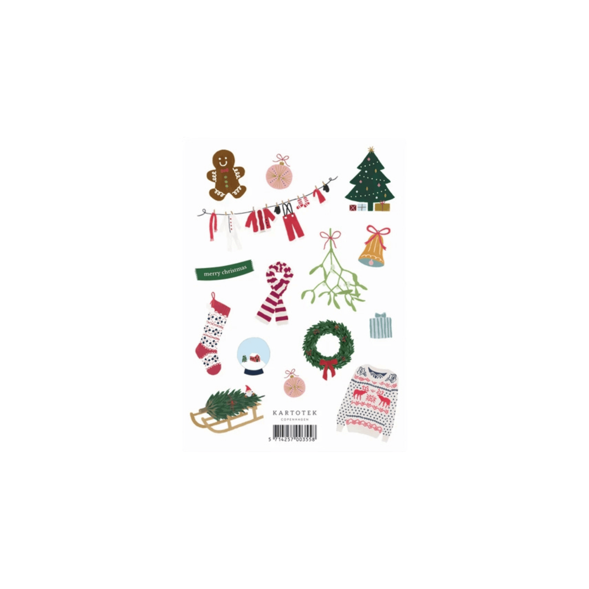 Kartotek Stickers Stickers Christmas Icons