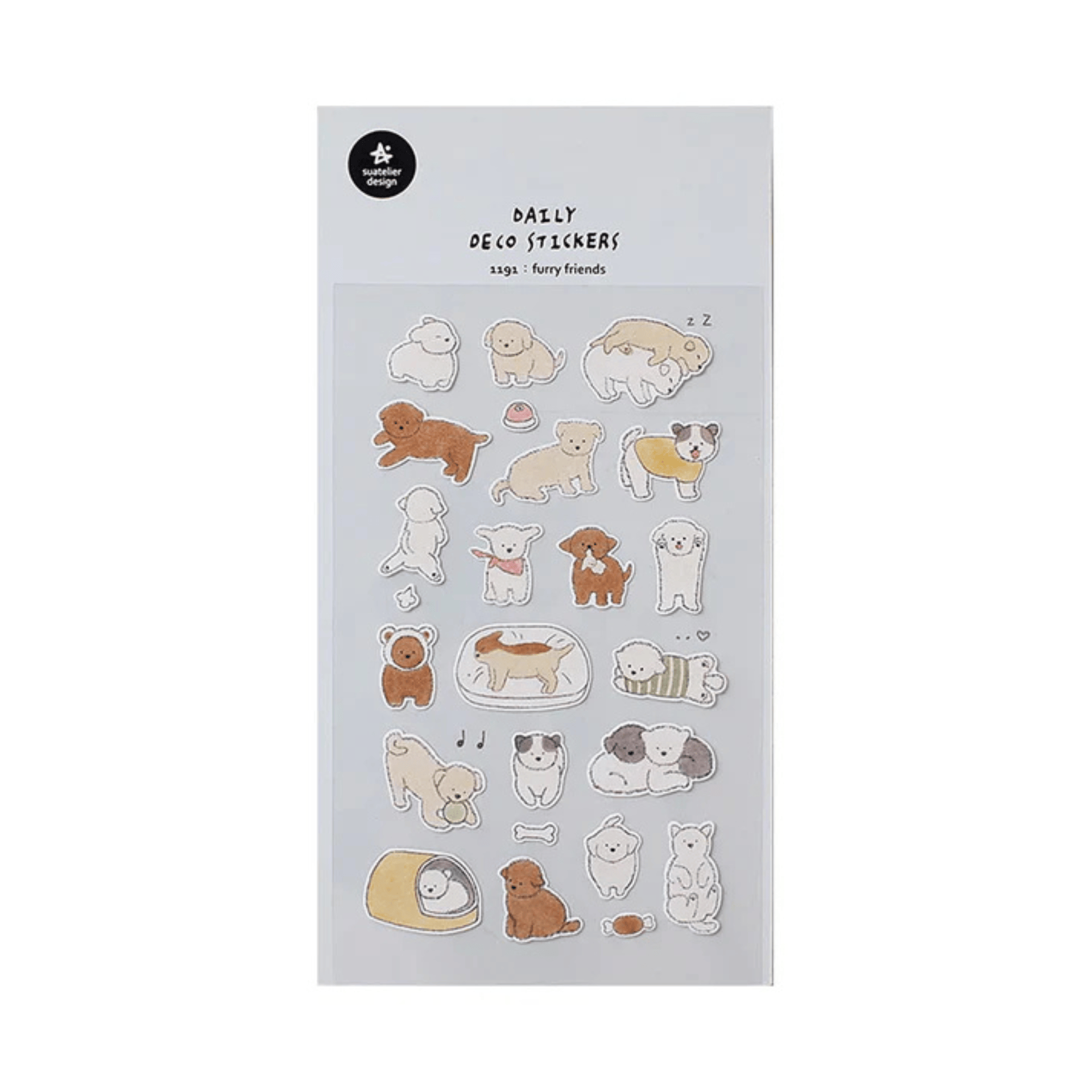 Suatelier Stickers Stickers Daily Deco - Furry Friends