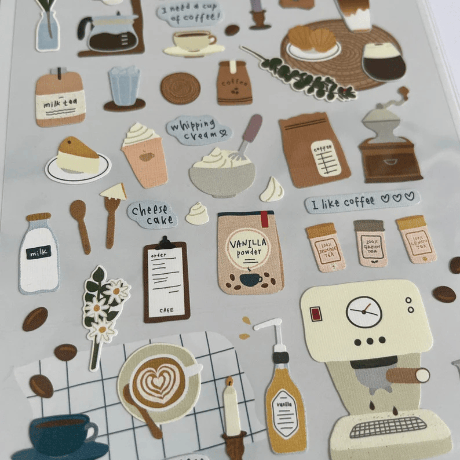 Suatelier Stickers Stickers Daily Deco - I like coffee