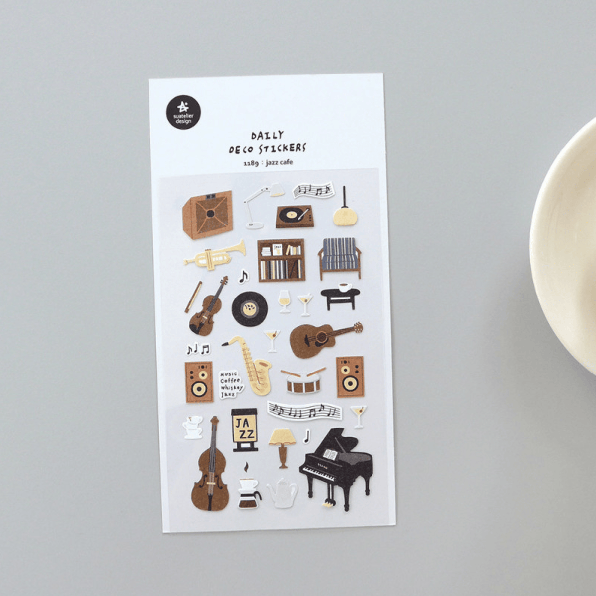 Suatelier Stickers Stickers Daily Deco - Jazz cafe