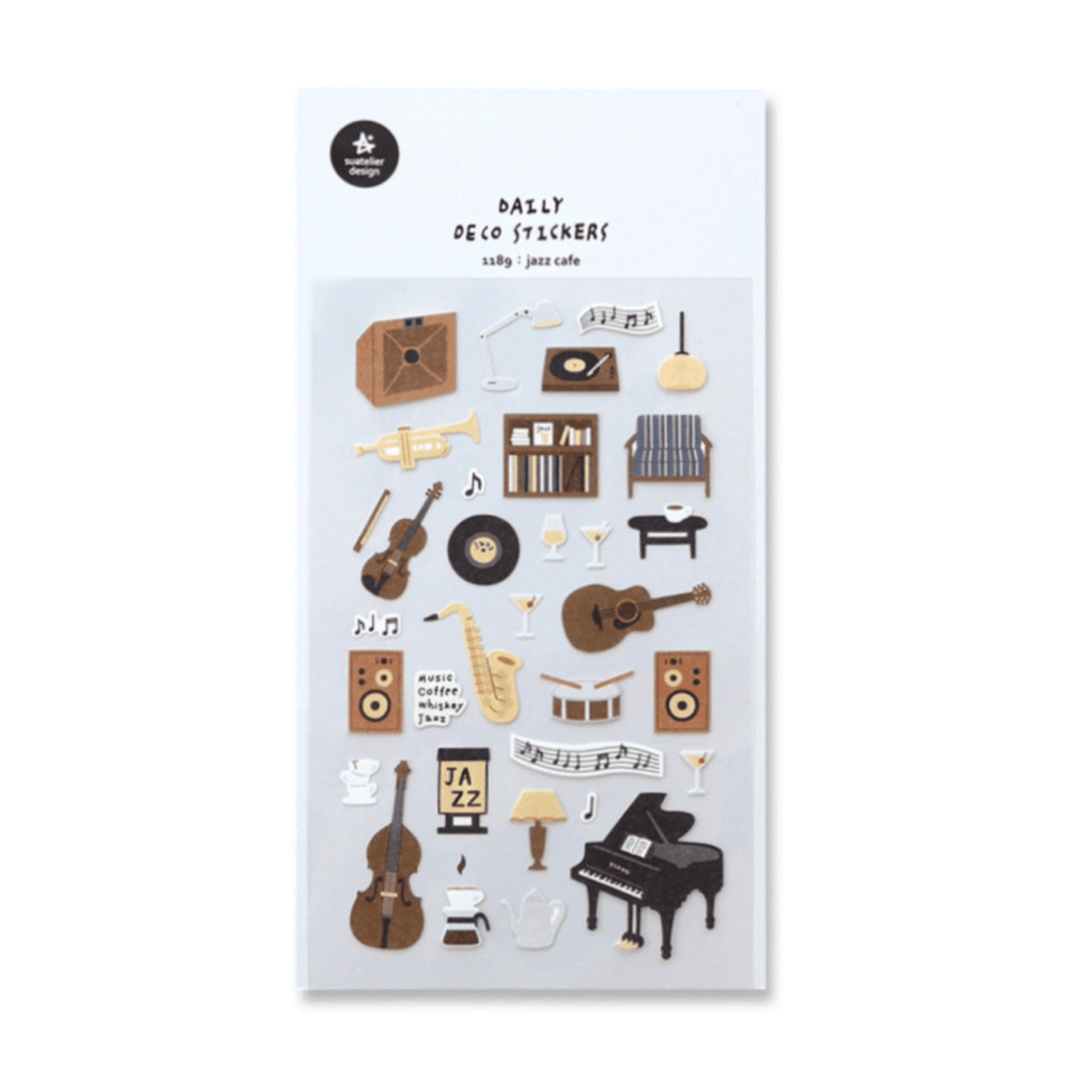 Suatelier Stickers Stickers Daily Deco - Jazz cafe