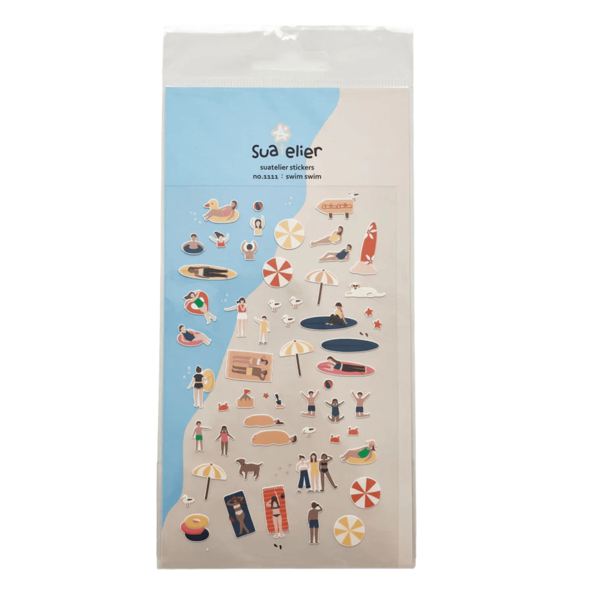 Suatelier Stickers Stickers Daily Deco - Swim Swim