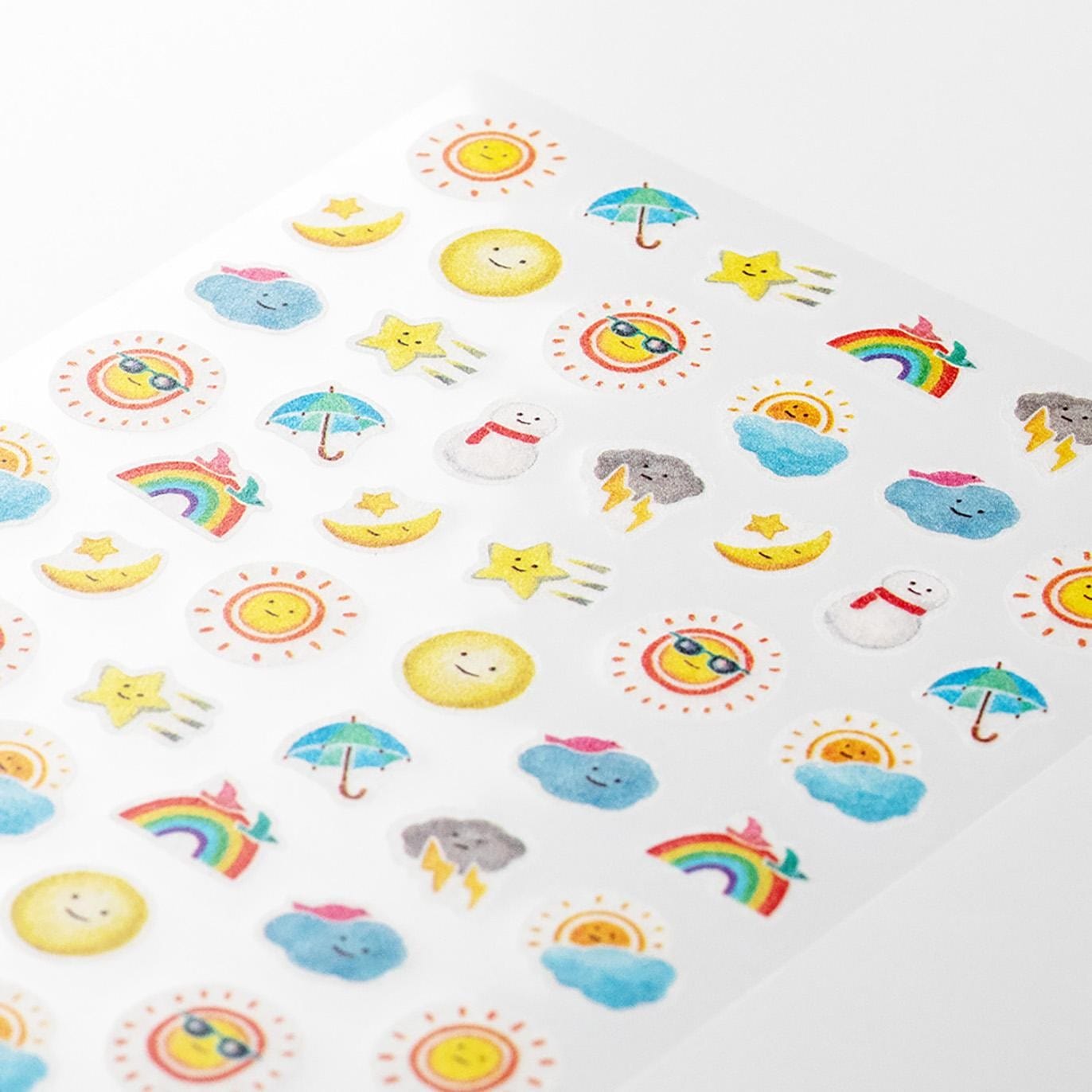 Midori Stickers Stickers Diary Midori Weather