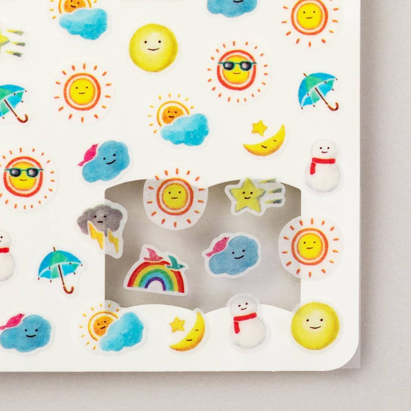 Midori Stickers Stickers Diary Midori Weather