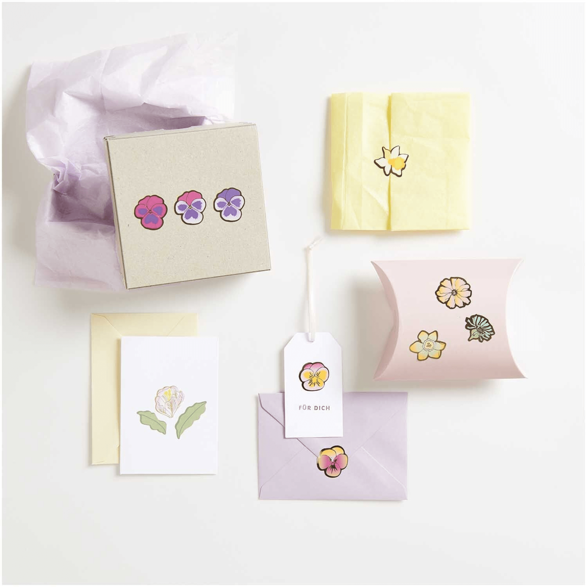 Rico Design Stickers Stickers Flowers Roll