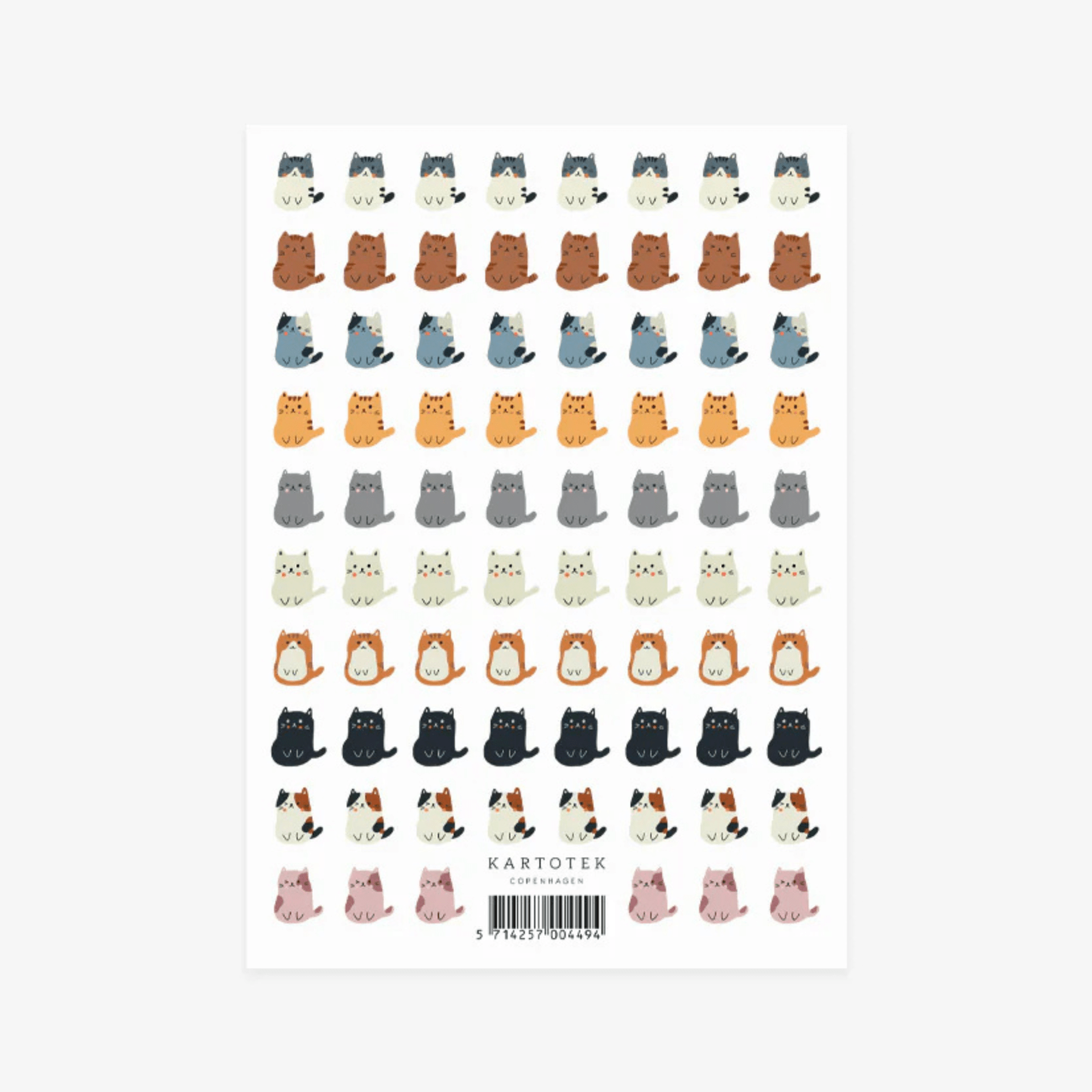 Kartotek Stickers Stickers Gatti Mini