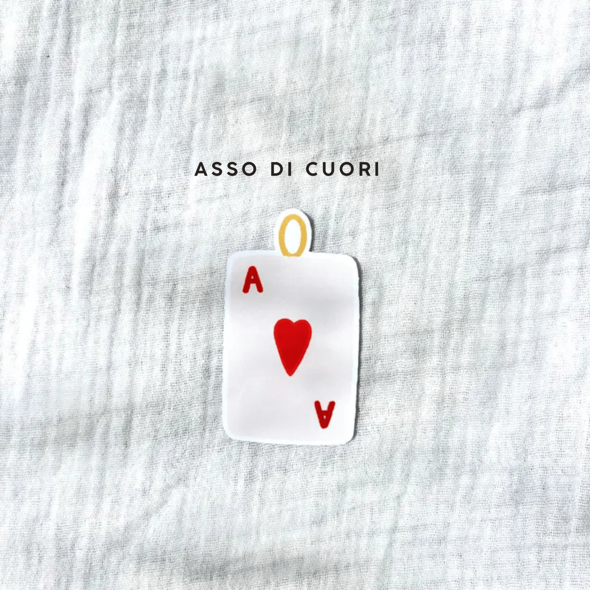 Florence Papeterie Stickers ASSO DI CUORI Stickers in vinile Florence - Charm