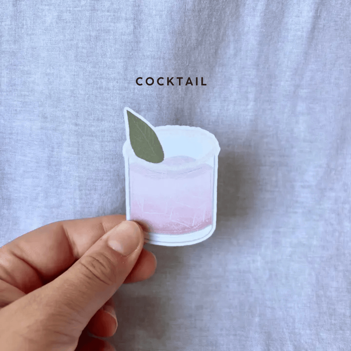Florence Papeterie Stickers COCKTAIL Stickers in vinile Florence - Food & Drinks