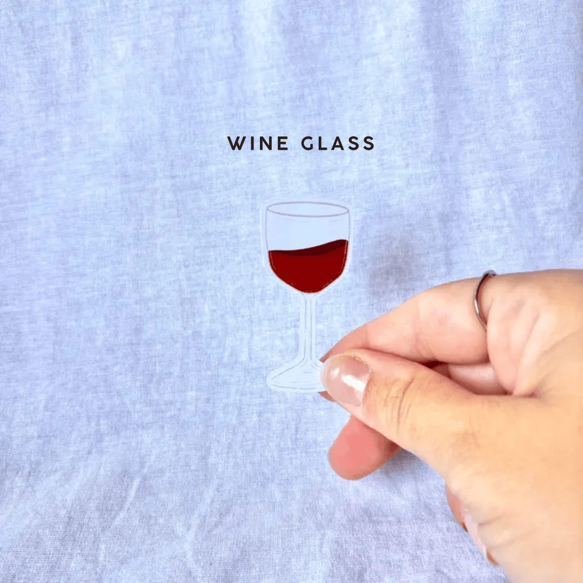Florence Papeterie Stickers WINE GLASS Stickers in vinile Florence - Food & Drinks