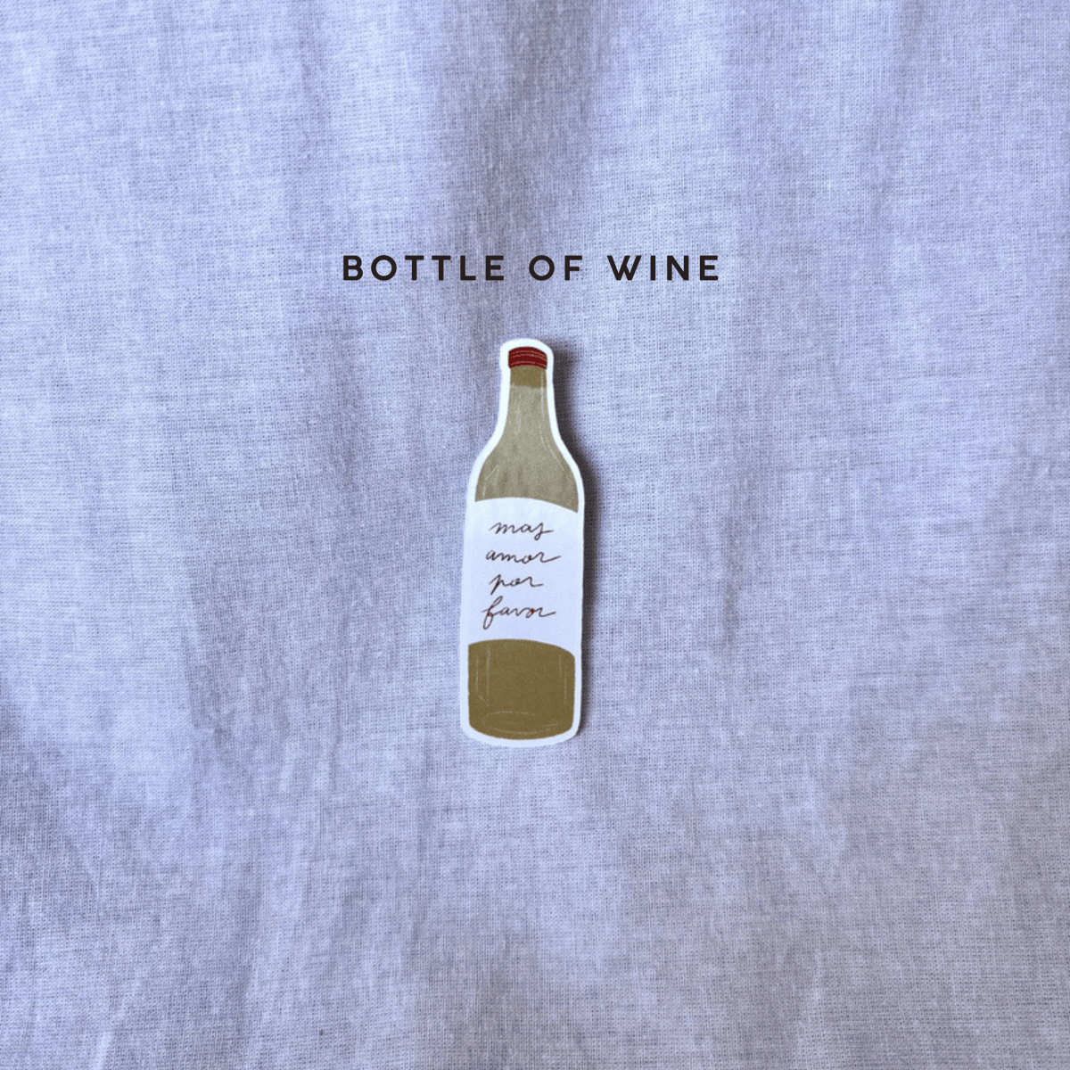 Florence Papeterie Stickers BOTTLE OF WINE Stickers in vinile Florence - Food & Drinks