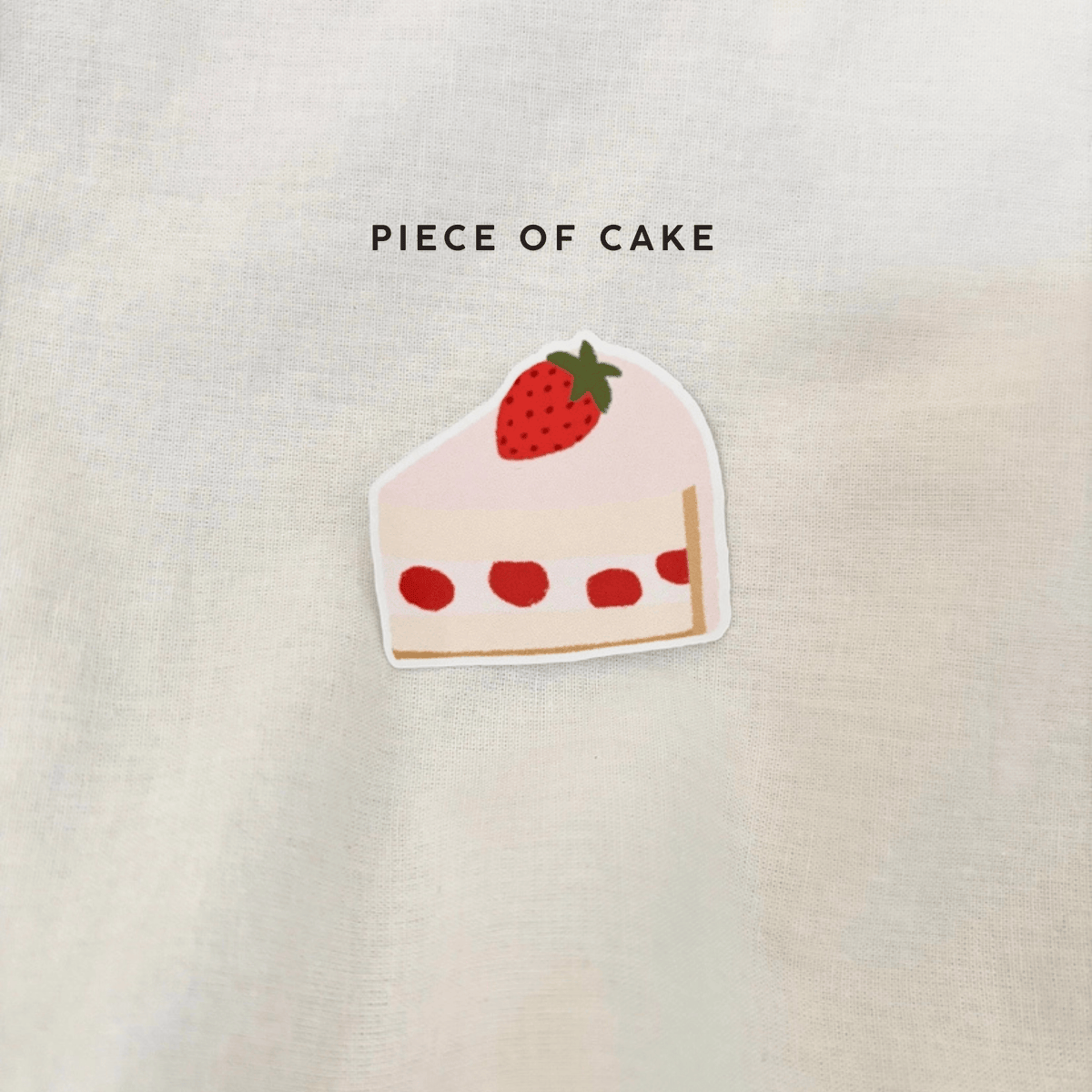 Florence Papeterie Stickers PIECE OF CAKE Stickers in vinile Florence - Food & Drinks