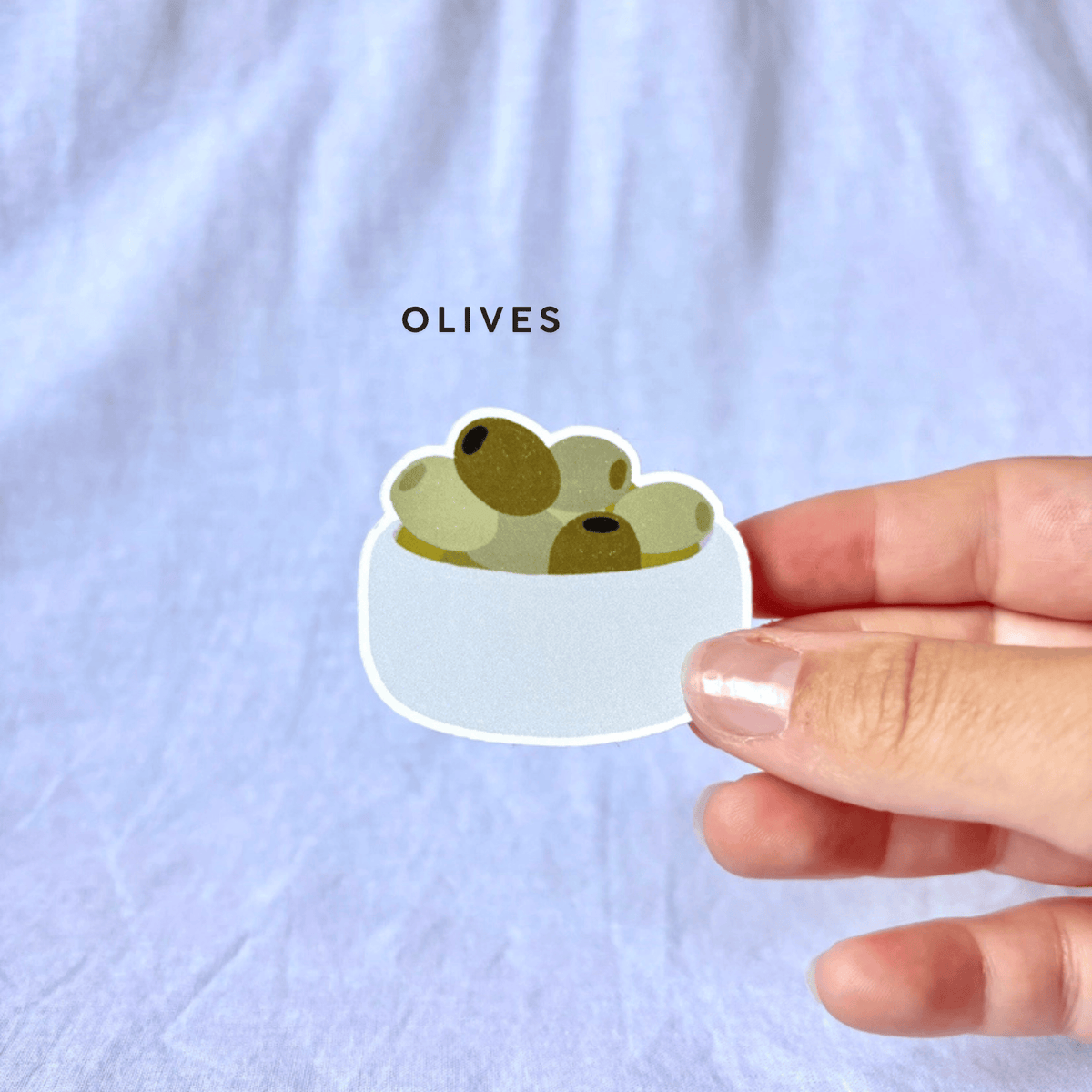 Florence Papeterie Stickers OLIVES Stickers in vinile Florence - Food & Drinks