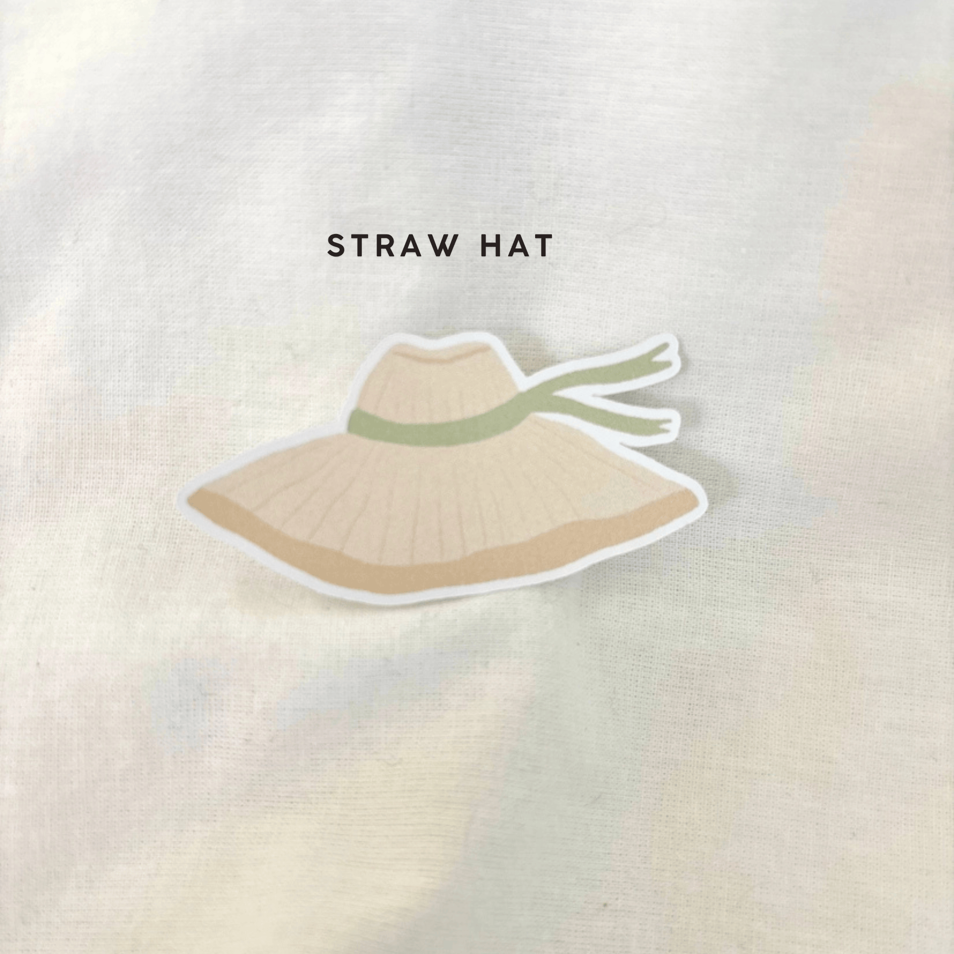 Florence Papeterie Stickers STRAW HAT Stickers in vinile Florence - Gardening