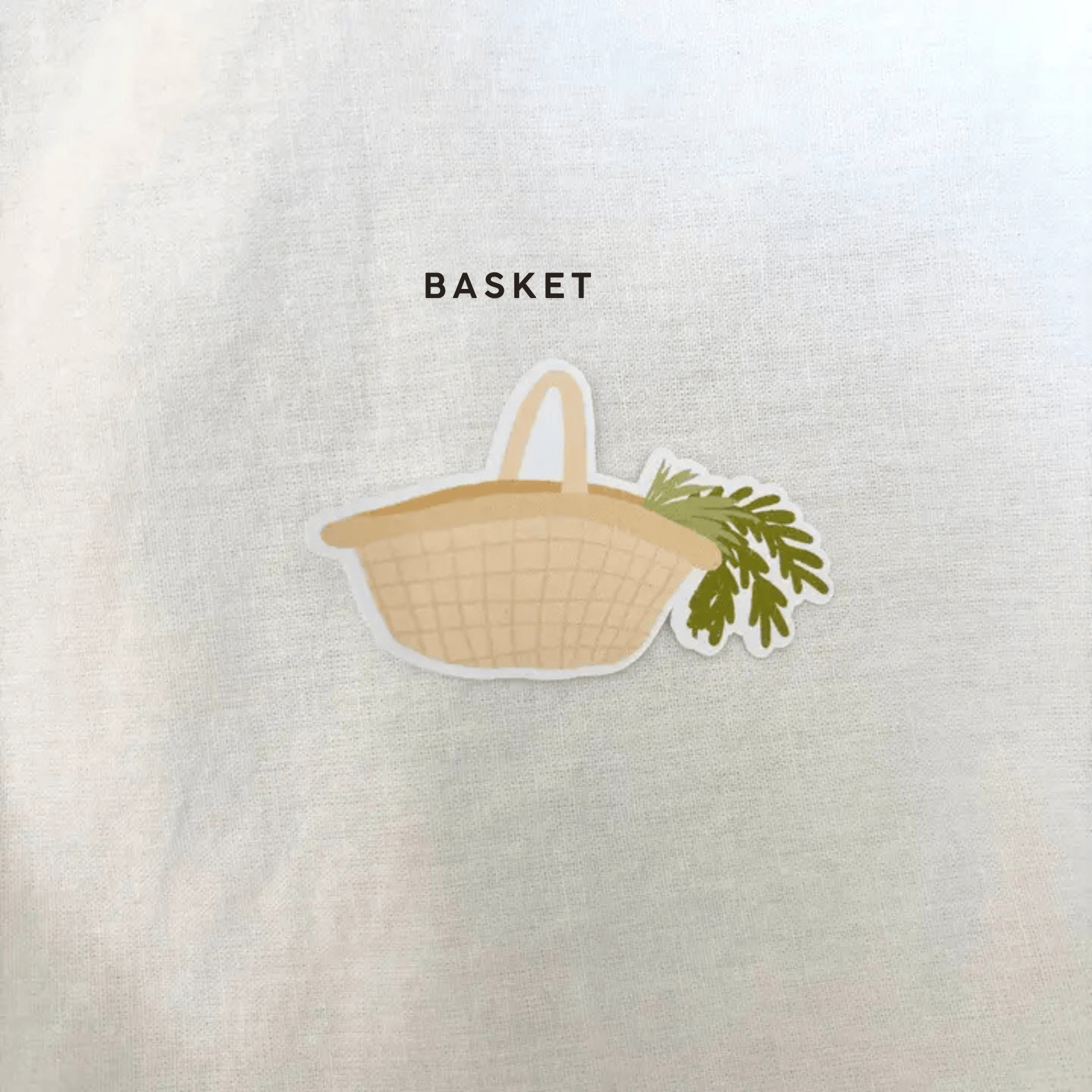 Florence Papeterie Stickers BASKET Stickers in vinile Florence - Gardening