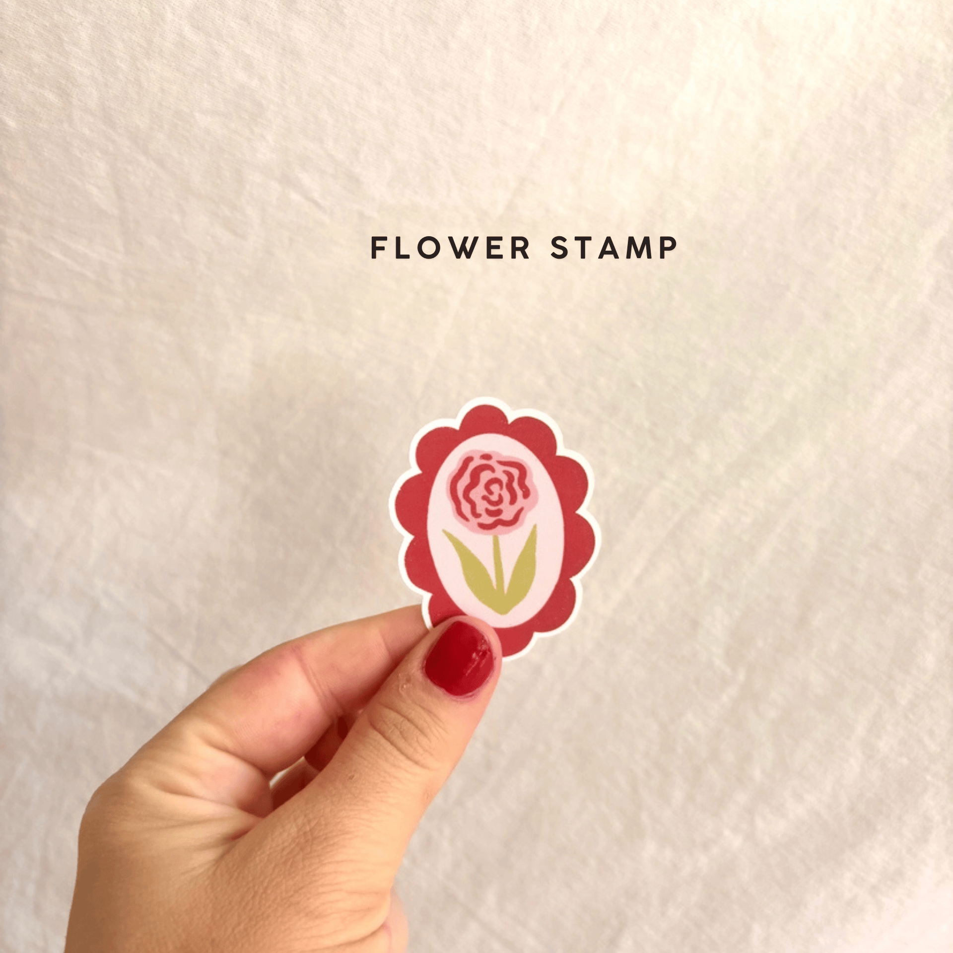 Florence Papeterie Stickers FLOWER STAMP Stickers in vinile Florence - Gardening