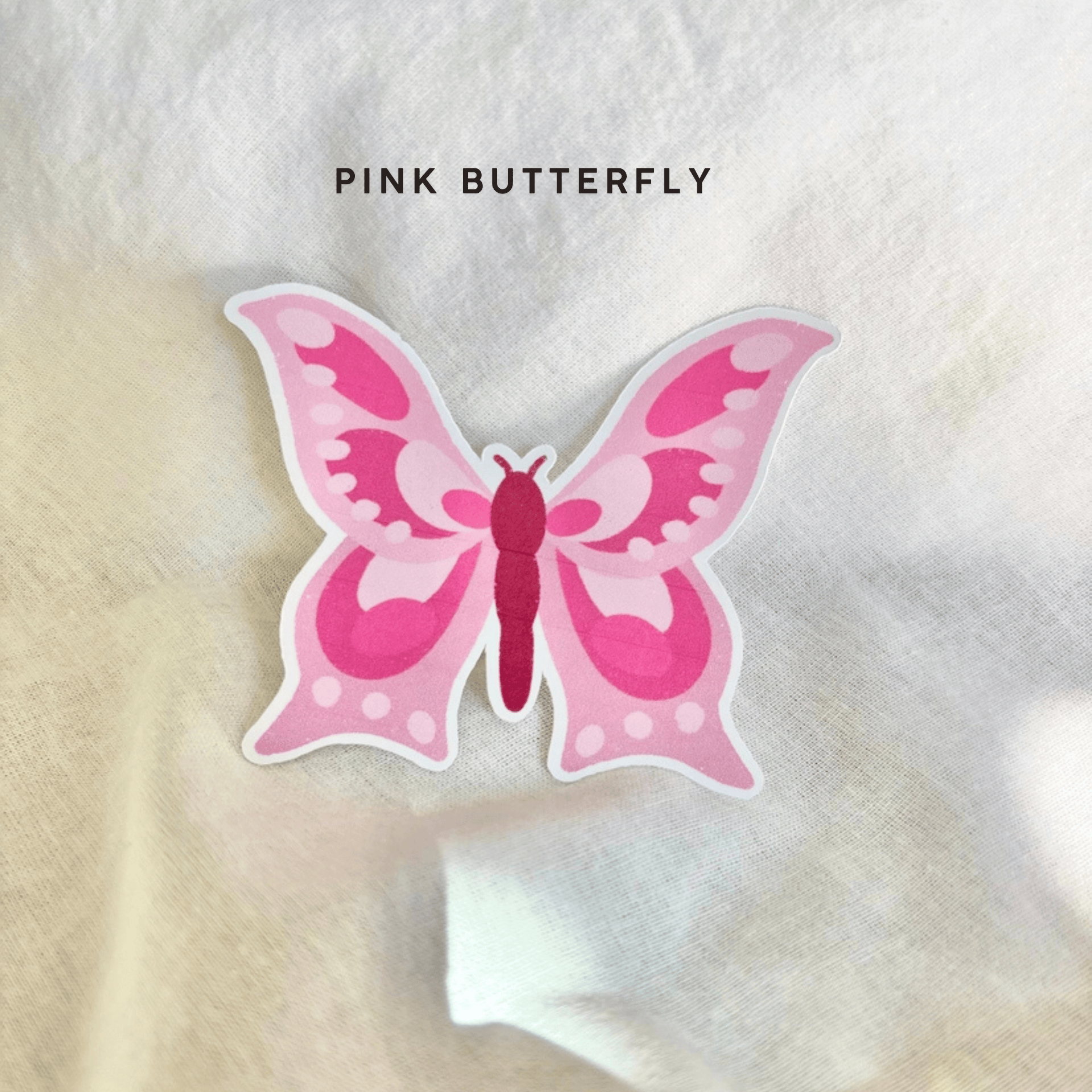 Florence Papeterie Stickers PINK BUTTERFLY Stickers in vinile Florence - GIRLY