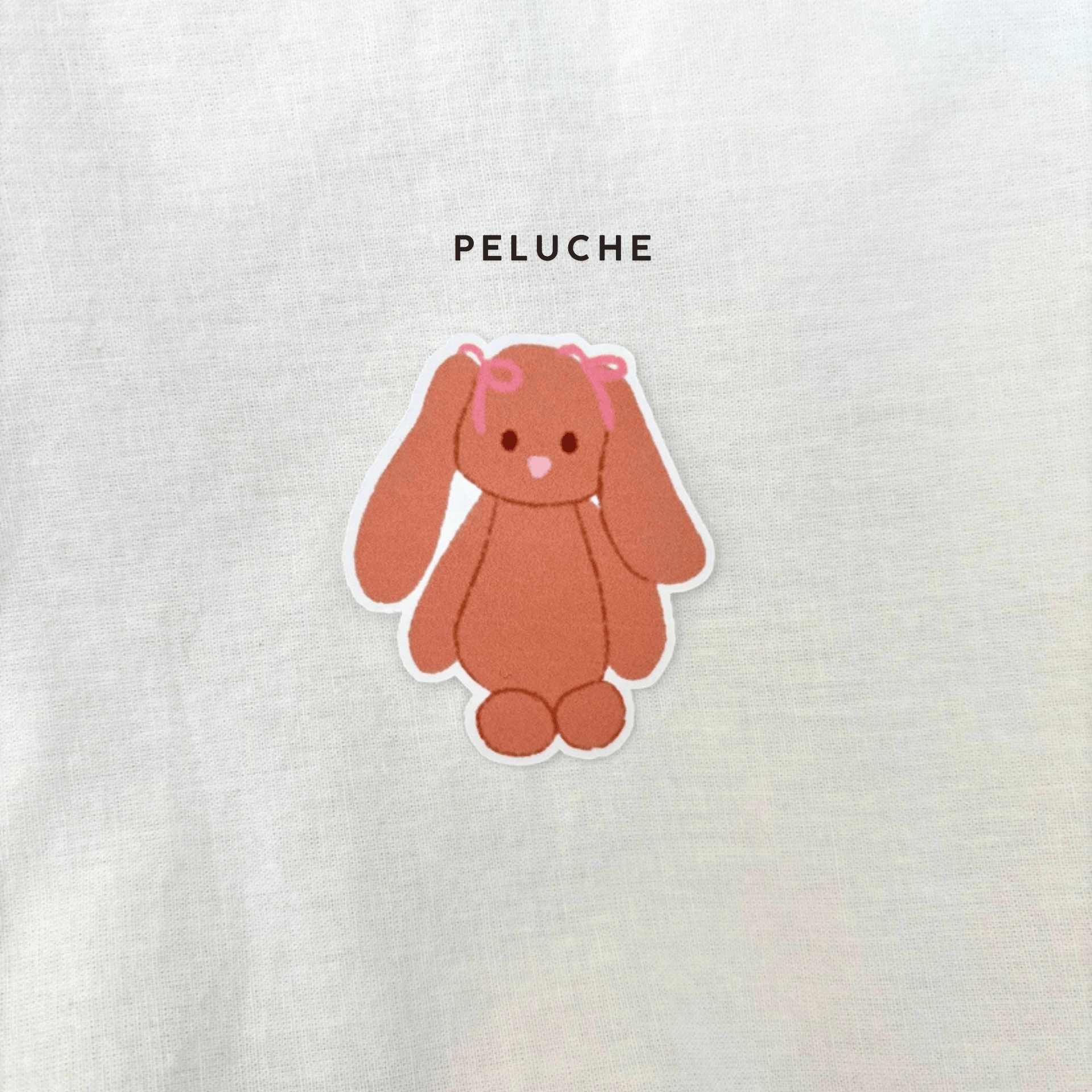 Florence Papeterie Stickers PELUCHE Stickers in vinile Florence - GIRLY