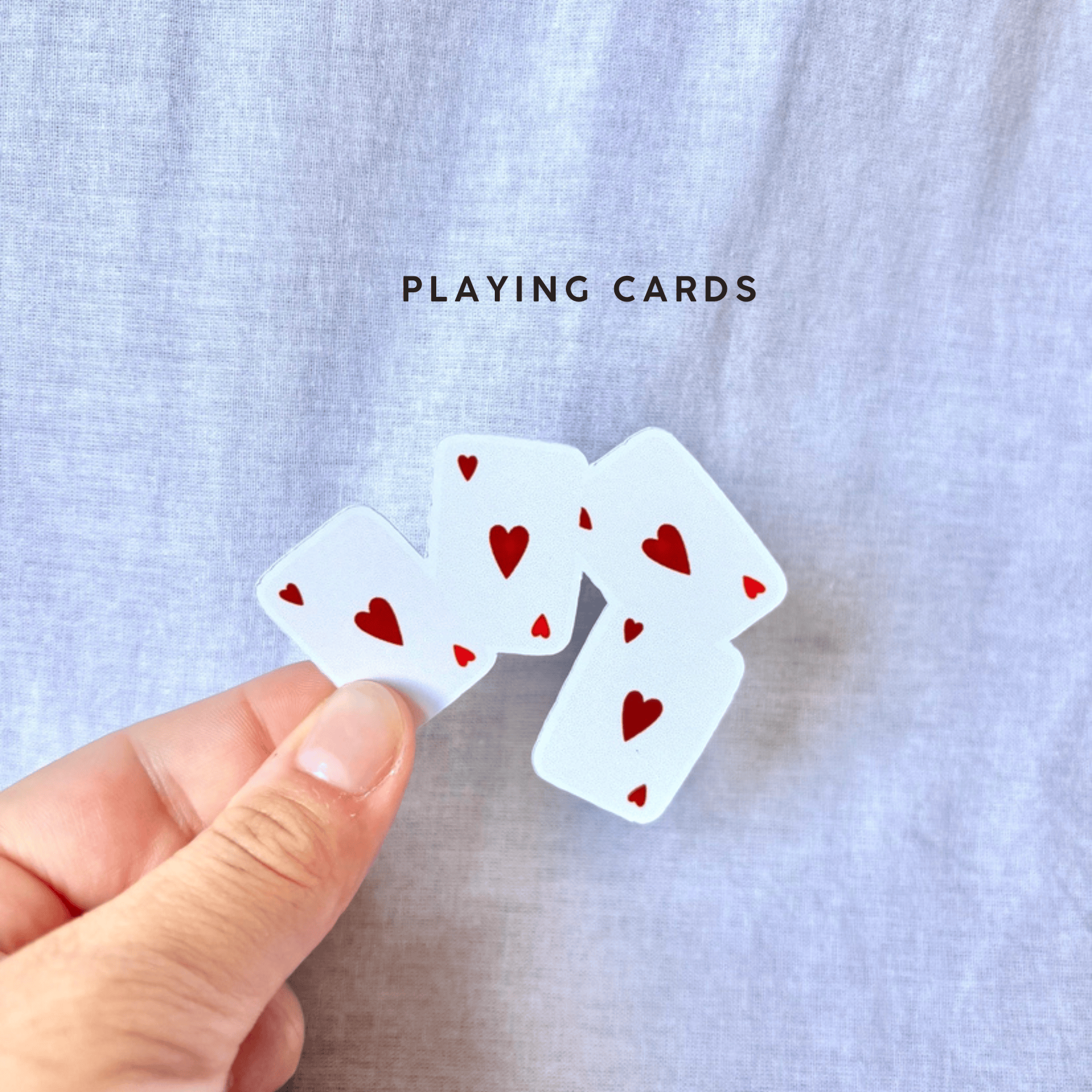 Florence Papeterie Stickers PLAYING CARDS Stickers in vinile Florence - GIRLY