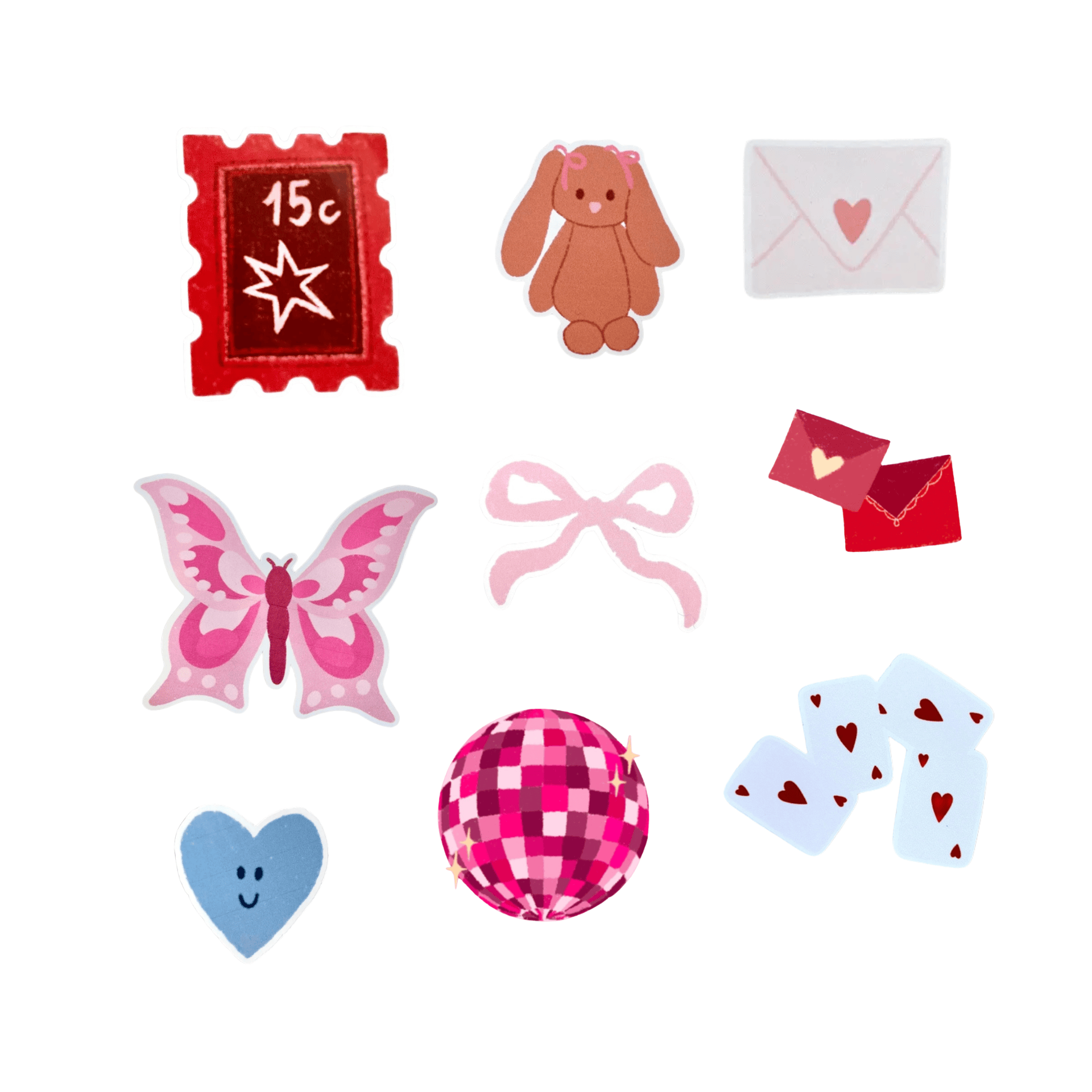 Florence Papeterie Stickers Stickers in vinile Florence - GIRLY