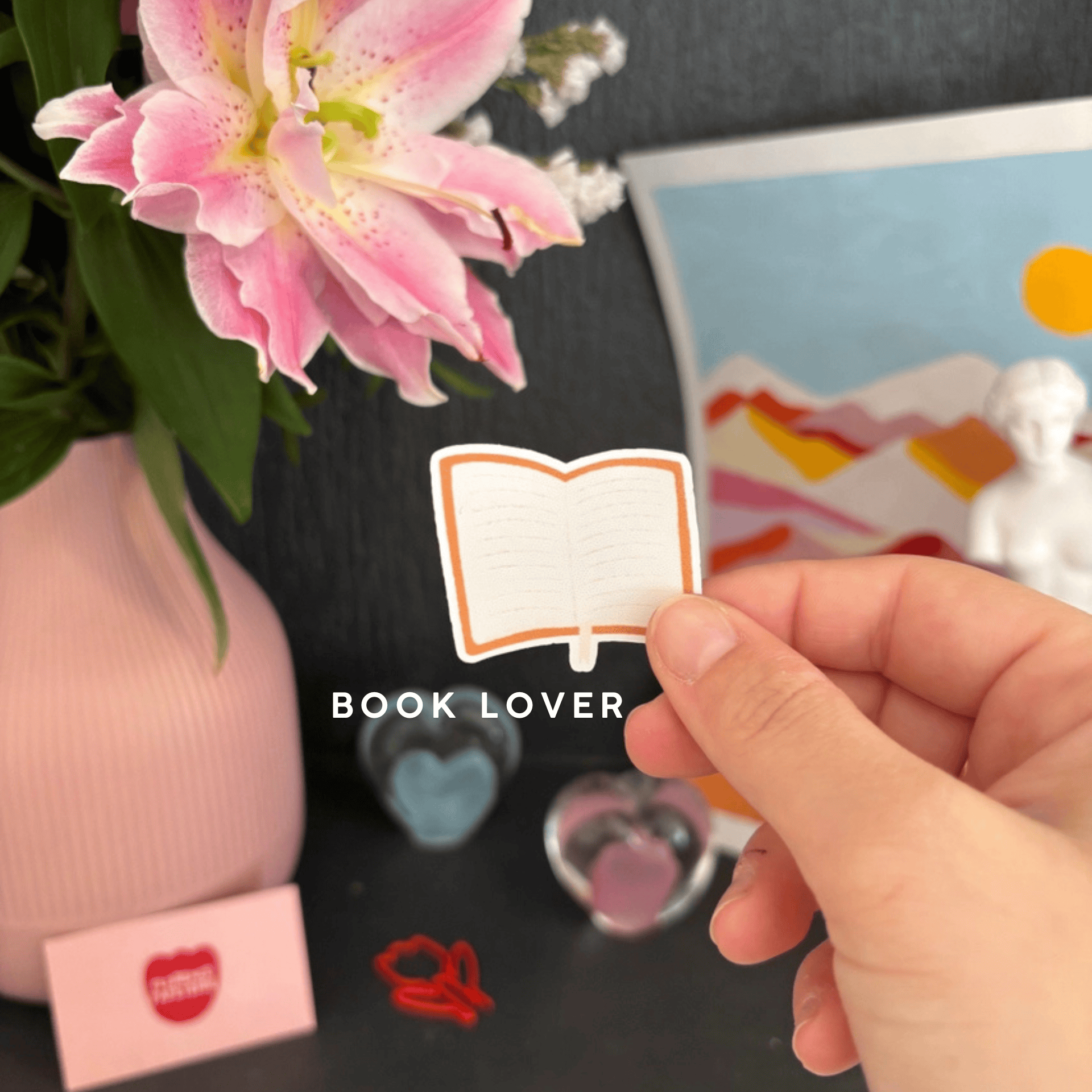 Florence Papeterie Stickers BOOK LOVER Stickers in vinile Florence - Me Time